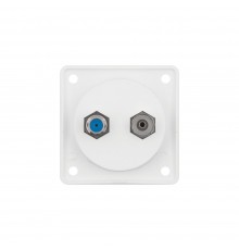 BERKER Integro механізм Розетка Radio/SAT (F-type) пол.білий 945602502