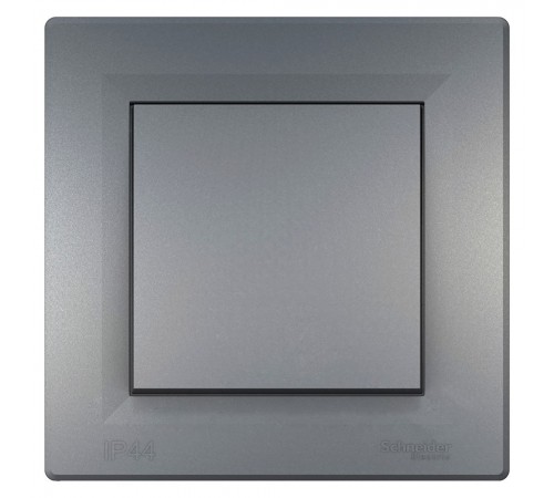 Schneider ASFORA ВИМИКАЧ САМОЗАЖ IP44 сталь EPH0100262 Schneider ASFORA ВИМИКАЧ САМОЗАЖ IP44 сталь EPH0100262