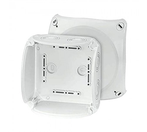 Розподільна коробка HENSEL з кришкою 130x130x77mm IP66 сіра DK0600GZ HENSEL