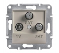 Schneider ASFORA РОЗЕТКА TV-SAT-SAT КІНЦЕВА бронза EPH3600169