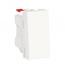 Вимикач кнопковий Schneider Electric Unica New білий одноклавішний 1-модульний NU310618