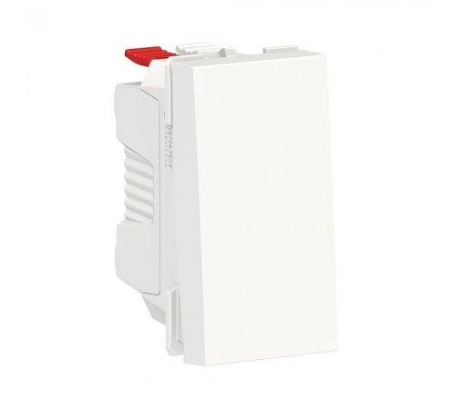 Вимикач кнопковий Schneider Electric Unica New білий одноклавішний 1-модульний NU310618 Вимикач кнопковий Schneider Electric Unica New білий одноклавішний 1-модульний NU310618