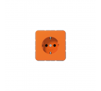 JUNG CD Розетка SCHUKO з захисними шторками оранжевий CD1520BFKIO