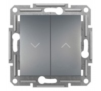 Schneider ASFORA ВИМИКАЧ ДЛЯ ЖАЛЮЗІ САМОЗАЖ сталь EPH1300162