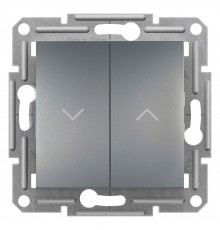 Schneider ASFORA ВИМИКАЧ ДЛЯ ЖАЛЮЗІ САМОЗАЖ сталь EPH1300162