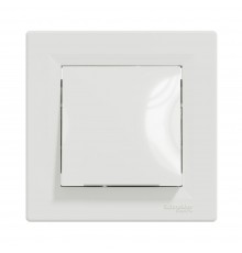 Вимикач Schneider Electric Asfora бiлий одноклавішний внутрішній прохідний EPH0400121