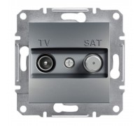 Schneider ASFORA РОЗЕТКА TV-SAT КІНЦЕВА сталь EPH3400162