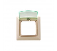 Legrand Valena Classic Рамка 1 пост з кришкою IP44 Слонова кістка 774350