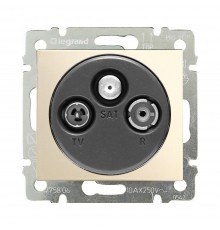 Legrand Valena Classic Розетка Tv/R/Sat 2-кабельна Слонова кістка 774110