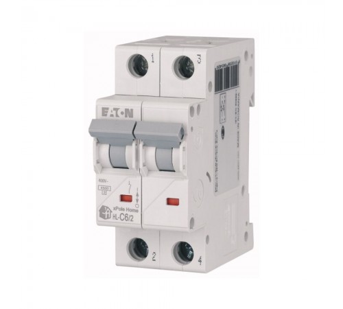 Автоматичний вимикач EATON 2p HL-C6/2 Автоматичний вимикач EATON 2p HL-C6/2
