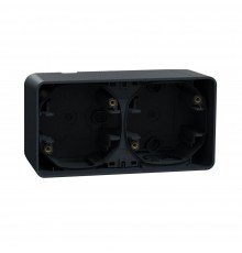 Schneider MUREVA S ПОДВ БОКС зовн монт горизонт, ЧОР, IP55 чорний MUR37914