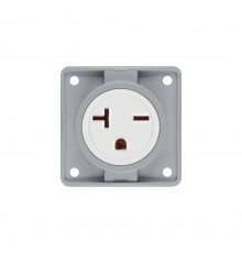 BERKER Integro механізм Розетка USA/CANADA NEMA 6-20R/20А/250В білий/сірий 862542507