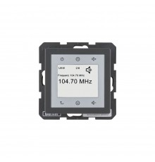 BERKER Q.х механізм Radio Touch без спікера антрацит 28846086