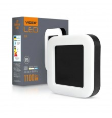 LED світильник VIDEX IP65 квадрат 15W 5000K чорний VL-BHFS-155B 485180