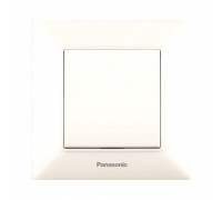 Вимикач Panasonic Arkedia Slim одноклавішний кремовий WNTC00012BG-UA