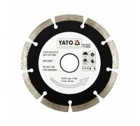 Диск обрізний алмазний сегмент YATO "SEGMENT" Ø= 125x8.0x22,2 мм H= 2,2 мм YT-6003
