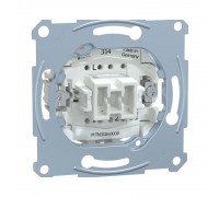 Механізм 1-клавішного прохідного вимикача Schneider Electric Merten MTN3116-0000
