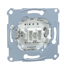 Механізм 1-клавішного прохідного вимикача Schneider Electric Merten MTN3116-0000