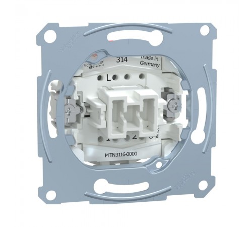 Механізм 1-клавішного прохідного вимикача Schneider Electric Merten MTN3116-0000