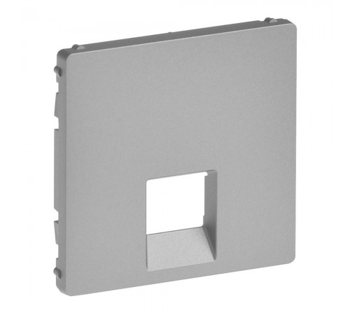 Legrand Valena LIFE Накладка розетки RJ11 / RJ45 Алюміній 755412 Legrand Valena LIFE Накладка розетки RJ11 / RJ45 Алюміній 755412