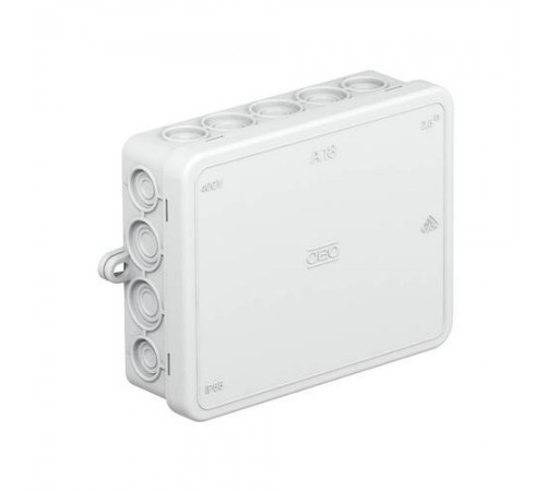 Коробка розподільча OBO Bettermann A-серія cіра 125x100x40мм IP55 2000410