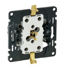 Legrand Valena INMATIC Розетка подвійна 2К+З 16А 250В автоматичні клеми 753027