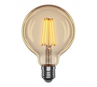 Лампа LED V-Filament-Amber-G95 4W E27 2200K 400Lm 21-46-13 Velmax