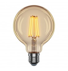 Лампа LED V-Filament-Amber-G95 4W E27 2200K 400Lm 21-46-13 Velmax