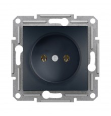 Розетка Schneider Electric Asfora антрацит одинарна без заземлення внутрішня EPH3000171