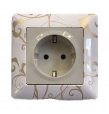 Розетка в зборі Legrand Valena LIFE ампір білий L754101S-2