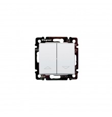 Legrand Valena Classic Вимикач без фіксації з електричним блокуванням 10А для жалюзі Білий 774414