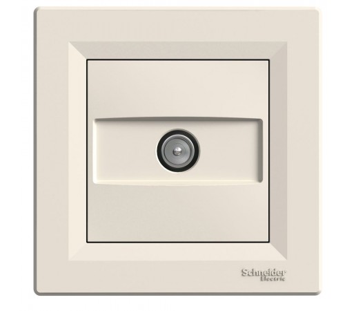 Schneider ASFORA РОЗЕТКА TV ПРОХ 4дБ кремовий EPH3200223 Schneider ASFORA РОЗЕТКА TV ПРОХ 4дБ кремовий EPH3200223