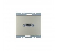 BERKER ARSYS механізм VGA-розетка з гвинтовими клемами сталевий лак 3315419004