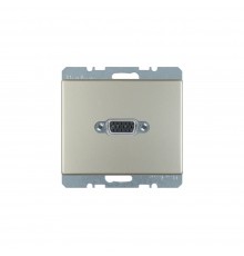 BERKER ARSYS механізм VGA-розетка з гвинтовими клемами сталевий лак 3315419004