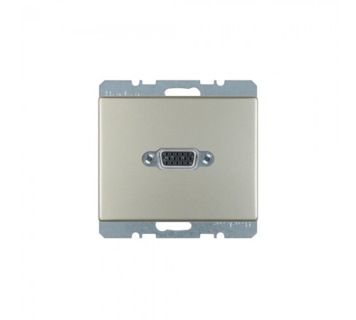 BERKER ARSYS механізм VGA-розетка з гвинтовими клемами сталевий лак 3315419004