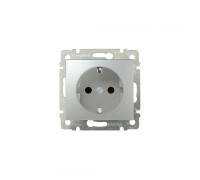 Legrand Valena Classic Розетка 2к+З Алюміній 770120