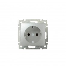 Legrand Valena Classic Розетка 2к+З Алюміній 770120
