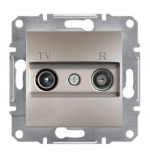Schneider ASFORA РОЗЕТКА TV/R ПРОХ 8дБ бронза EPH3300369