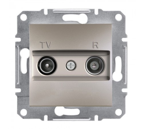 Schneider ASFORA РОЗЕТКА TV/R ПРОХ 8дБ бронза EPH3300369