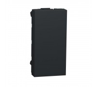 Заглушка Schneider Electric Unica New антрацит 1-модульна NU986554