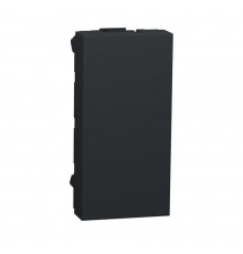 Заглушка Schneider Electric Unica New антрацит 1-модульна NU986554