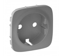 Накладка розетки Legrand Valena Allure алюміній 755207