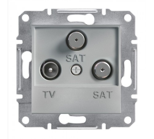 Schneider ASFORA РОЗЕТКА TV-SAT-SAT КІНЦЕВА алюміній EPH3600161