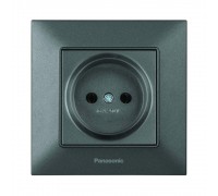 Розетка Panasonic Arkedia Slim димчаста WNTC02012DG-UA
