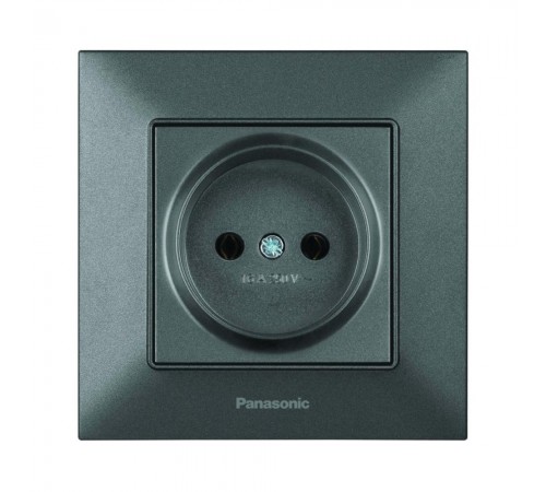 Розетка Panasonic Arkedia Slim димчаста WNTC02012DG-UA