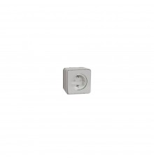 Розетка Schneider Electric Mureva Styl біла IP55 із заземленням і шторками (C2) MUR39034
