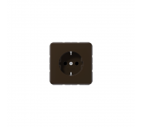 JUNG CD Розетка SCHUKO з захисними шторками коричневий CD1520BFKIBR