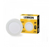 LED світильник круглий накладний LED св-к L-PRS-1841 18W 4100K з блоком живлення 12-10-73 Lebron