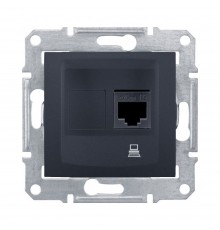 Розетка комп'ютерна Schneider Electric Sedna графіт RJ-45 внутрішня 5E SDN4300170