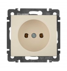 Розетка Legrand Valena Classic слонова кістка без заземлення 774316